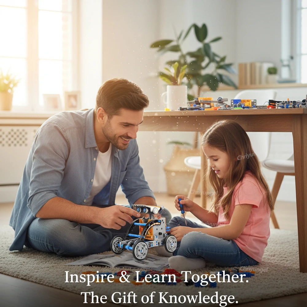 13-in-1 Kit Robot Tenaga Surya - Science Project Robot ulasan dan harga