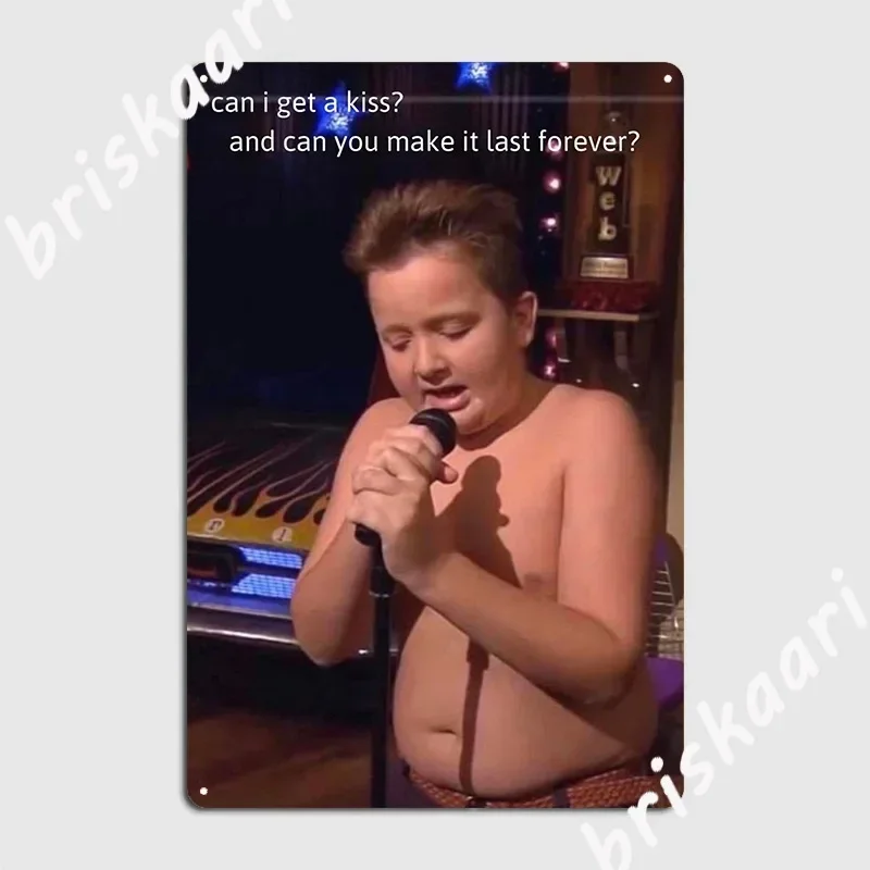 Gibby Singing Icarly Poster Metal Plaque Retro Wall Decor Party Pub Tin Sign Poster
