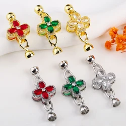 Juya DIY Decoration Fastener Connector Pendant Lock Clasps Hooks Accessories For Women Natural Stone Pearls Beads Jewelry Making