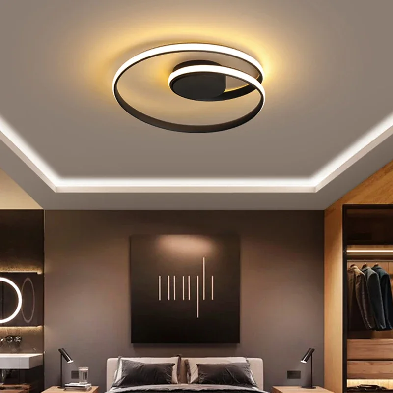 

Simple and Modern Living Room Ceiling Light Lines Bedroom Lamp Dining Room Rooms Personalized and Creative LED Ceiling Lights