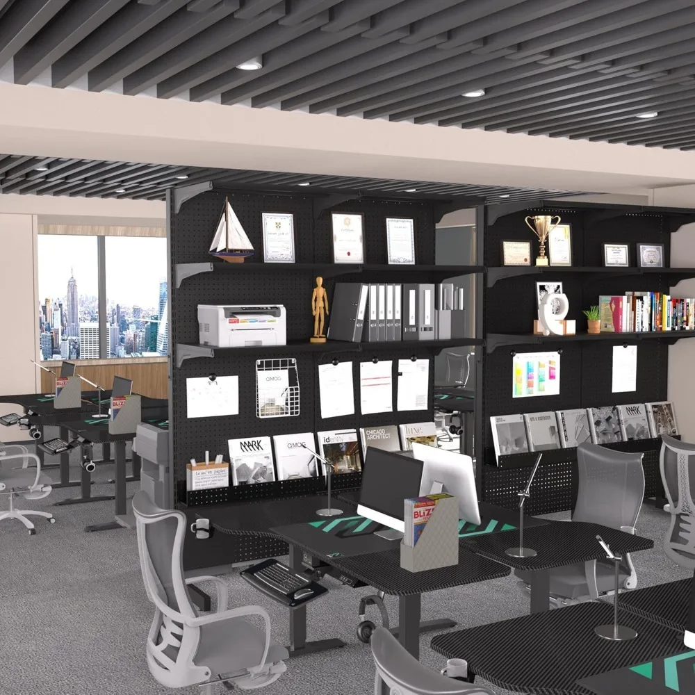 وحدة Pegboard الدائمة القابلة للتخصيص مع صندوق تخزين وتغطية Pegboard الشاملة