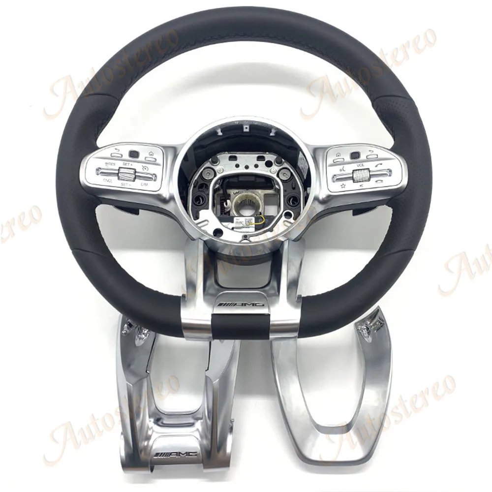 

Car Steering Wheel Assembly For Mercedes Benz AMG Mark Retrofit Control Interior Accessorie Shift Paddle Leather Auto Electronic