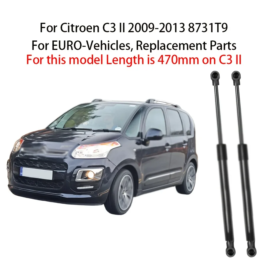 

2 шт. газовые стойки задней двери багажника для Citroen C3 II 2009-2013 8731T9 подъемные опоры