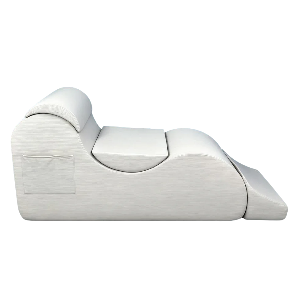 Ergonomic Custom Chaise Lounge for Yoga Exercise, Relaxing S-Shape Sofa Chair with Vacuum Package for Bedroom Living Room
