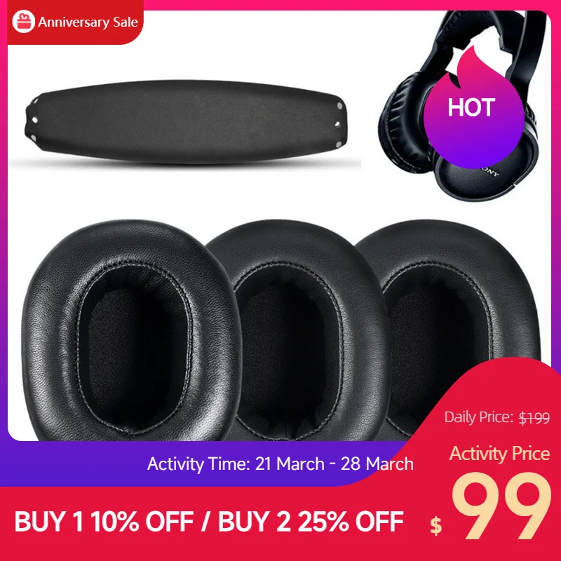 Replacement Ear Pads Cushion Earpads for SONY MDR-DS7500 RF7500 High Quality Headphones Earpad Headset Repair Part