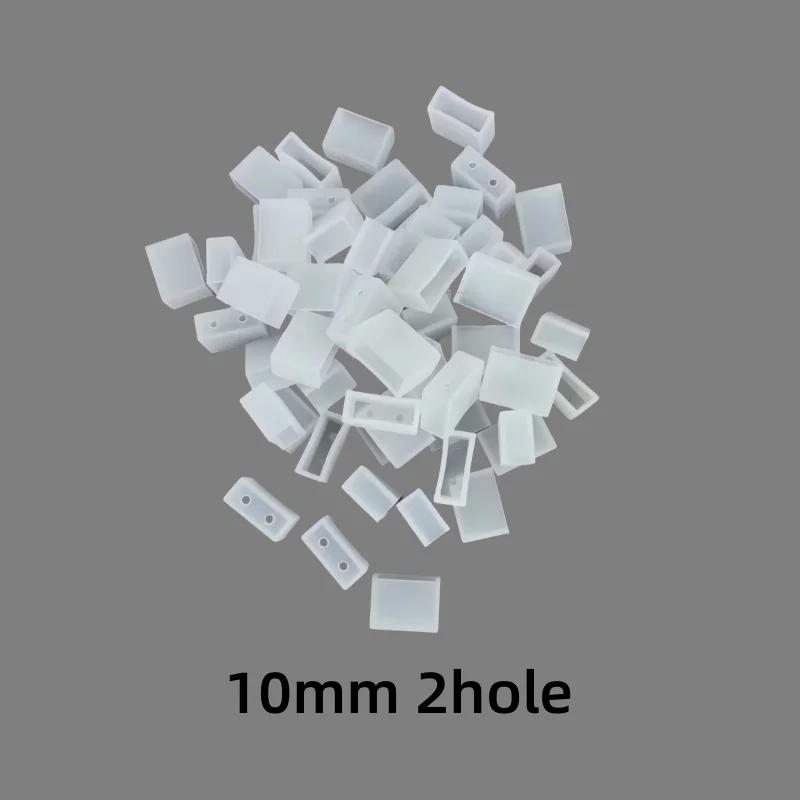 50/100Pcs Nonporous End Caps 2 Hole 4hole Silicone Clips for SMD 5050 3528 Ws2811 Ws2812b Sk6812 Waterproof IP67 Led Strip Light