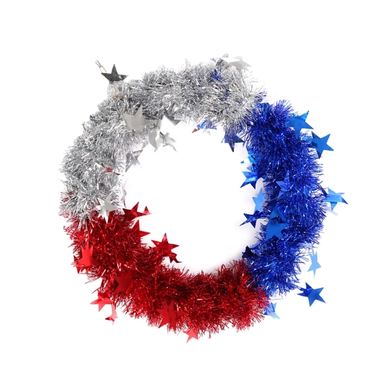 Couronne à thème fête l'indépendance, décors fête patriotique pour célébration