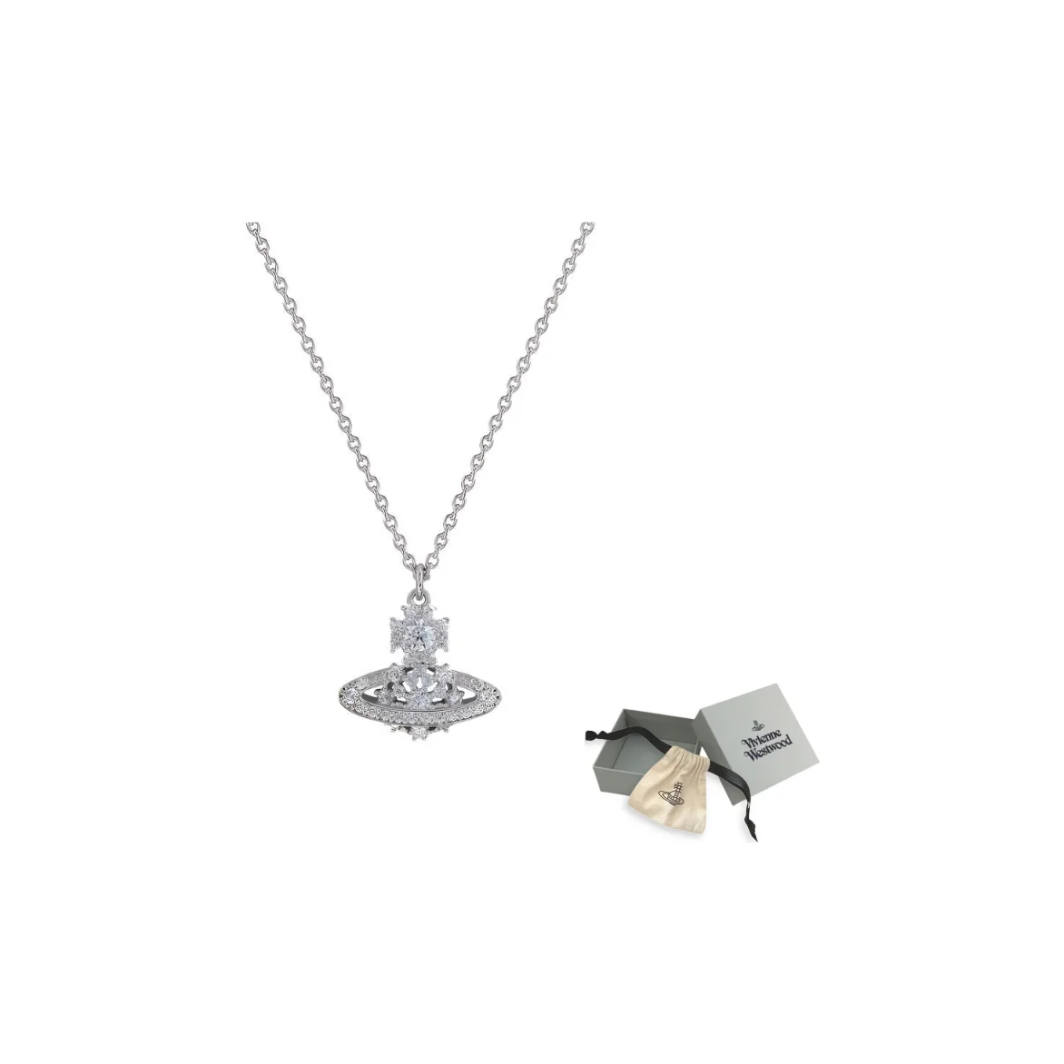 

Vivienne Westwood Orb-pendant Chain Necklace 6302038B01P102P102