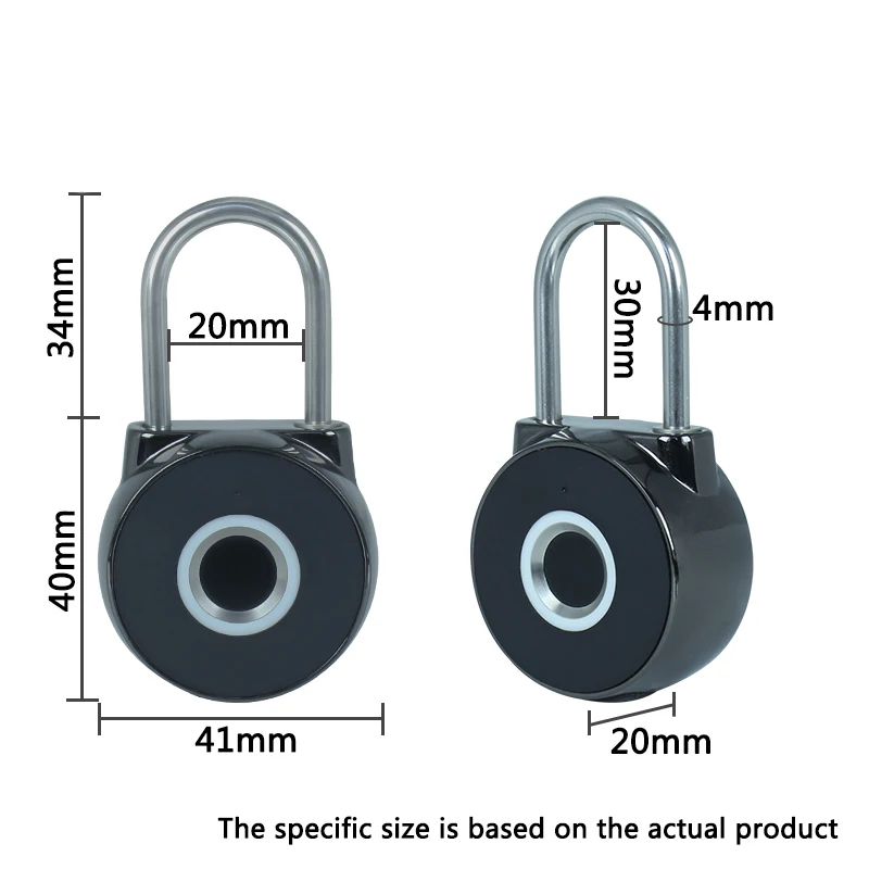 SMBG06A small fingerprint padlock, waterproof/USB charging fingerprint recognition electronic lock