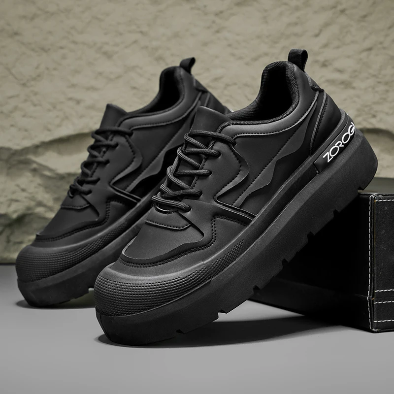 

Новинка 2025 года, нишевая универсальная модная удобная мужская обувь с низким берцем, трендовая повседневная спортивная обувь Baotou, мужские туфли большого размера