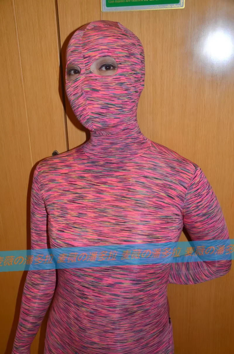 Customize cosplay crossdress second skin body suit with With Cleavage Line Breast Form B-F Cup kigurumi zentai suit