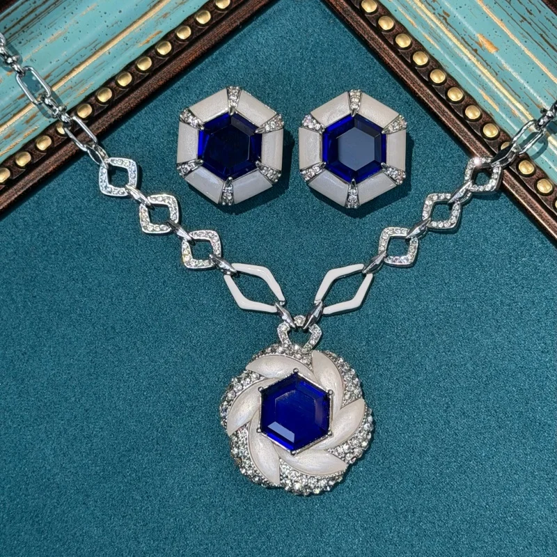 conjuntos-de-joyeria-vintage-con-cristales-azules-hexagonales-y-flores-esmaltadas-blancas-diseno-de-marca-collar-y-aretes-de-lujo-regalo-art-deco-de-alta-calidad