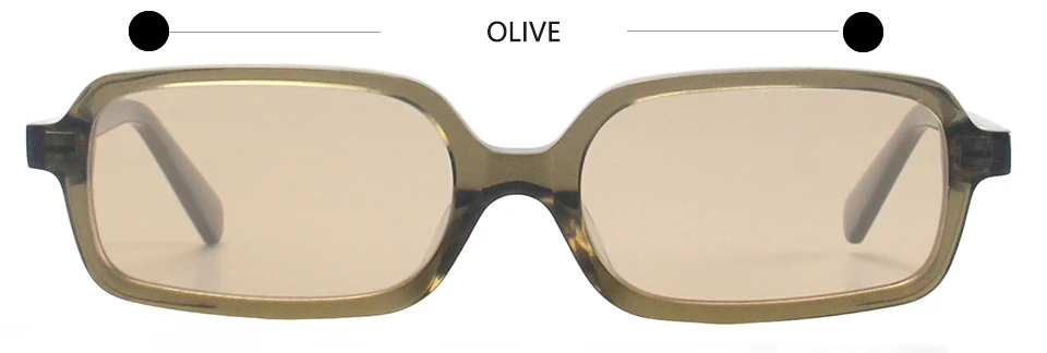 Y2K Acetat Rahmen Kleine Rechteck Sonnenbrille Frauen Polarisierte Sonnenbrille Für Männer Outdoor Gradienten Linsen Koreanischen Stil UV400 – Detail 3