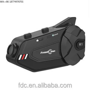 

Беспроводная мотоциклетная гарнитура R1 Plus: водонепроницаемый шлем с Bluetooth-интерком для мотосистем связи