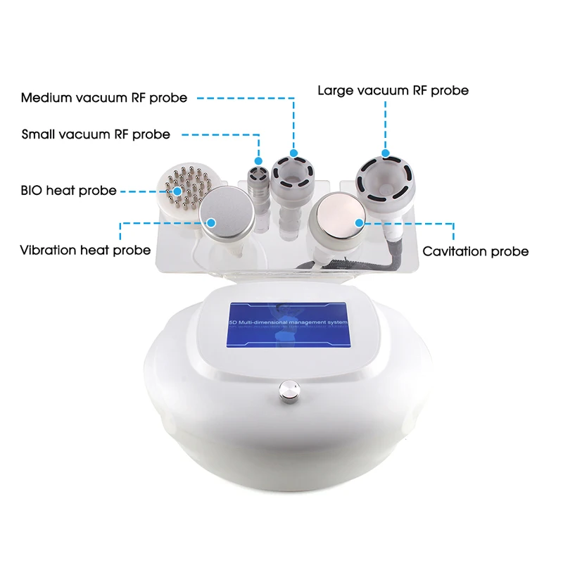 Beauty Salon Equipment 80k Vacuum Cavitation Fat Removal RF Skin Tightening Wrinkle Removal Body Slimming Machine