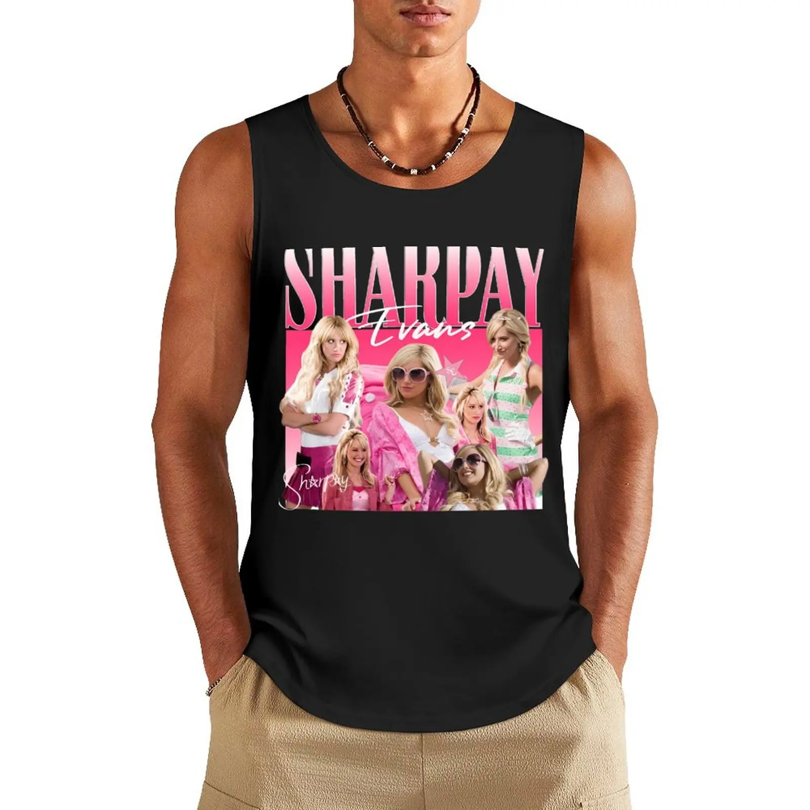 Sharpay Evans Tank Top Men's summer t-shirt Men's gym t-shirt