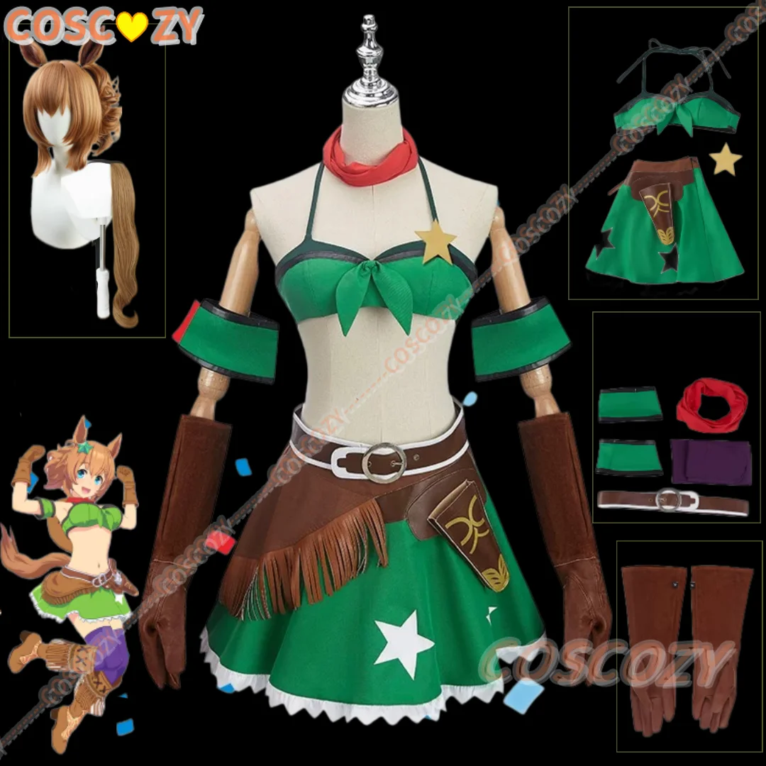 

Anime Uma Musume Pretty Derby Taiki Shuttle Cosplay Costume Wig Hairpieces Carnival Halloween Women Christmas Party Costume