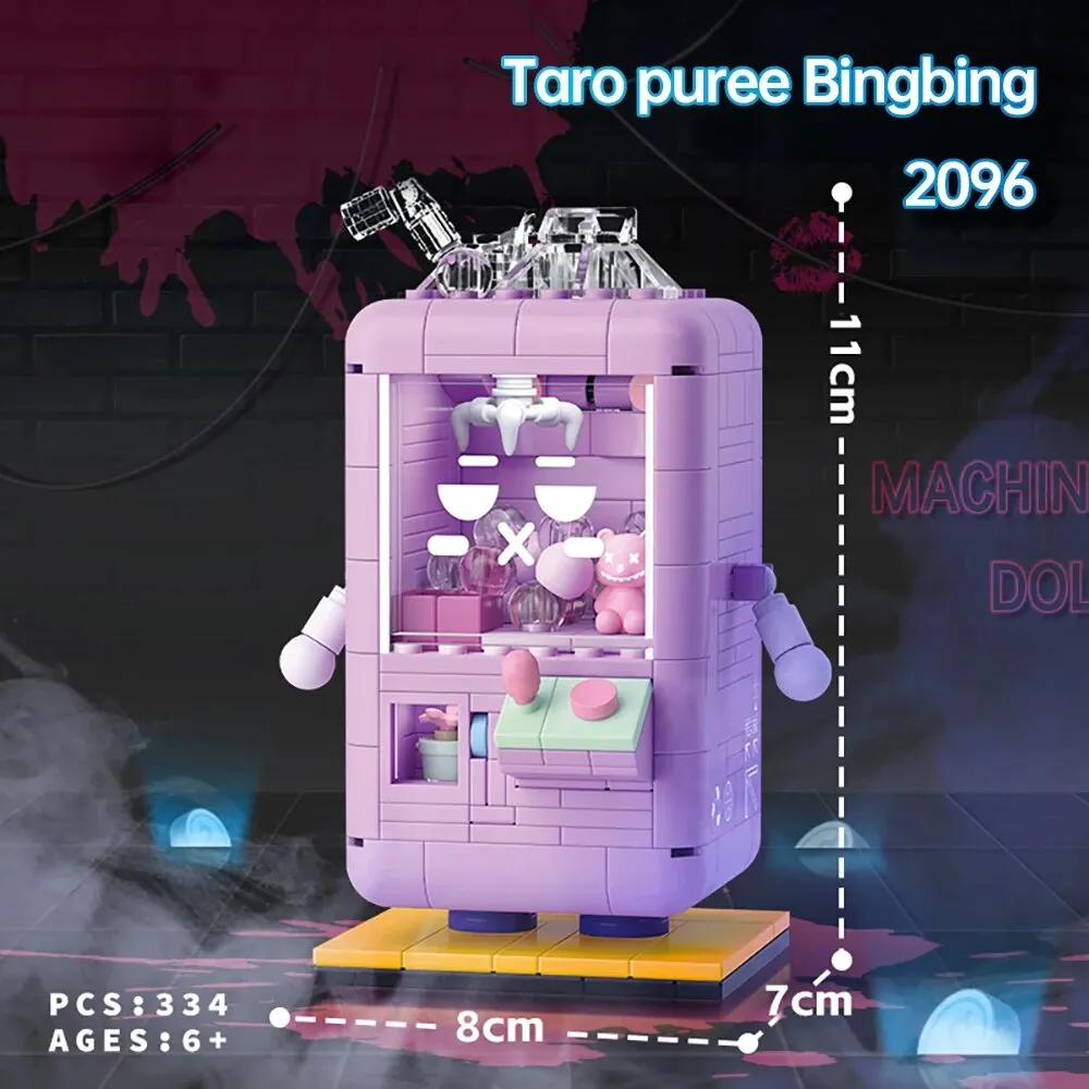 342 pz Taro purea Bingbing parco divertimenti artiglio Mini mattoni blocchi di costruzione Set con accessori per adulti e adolescenti con scatola