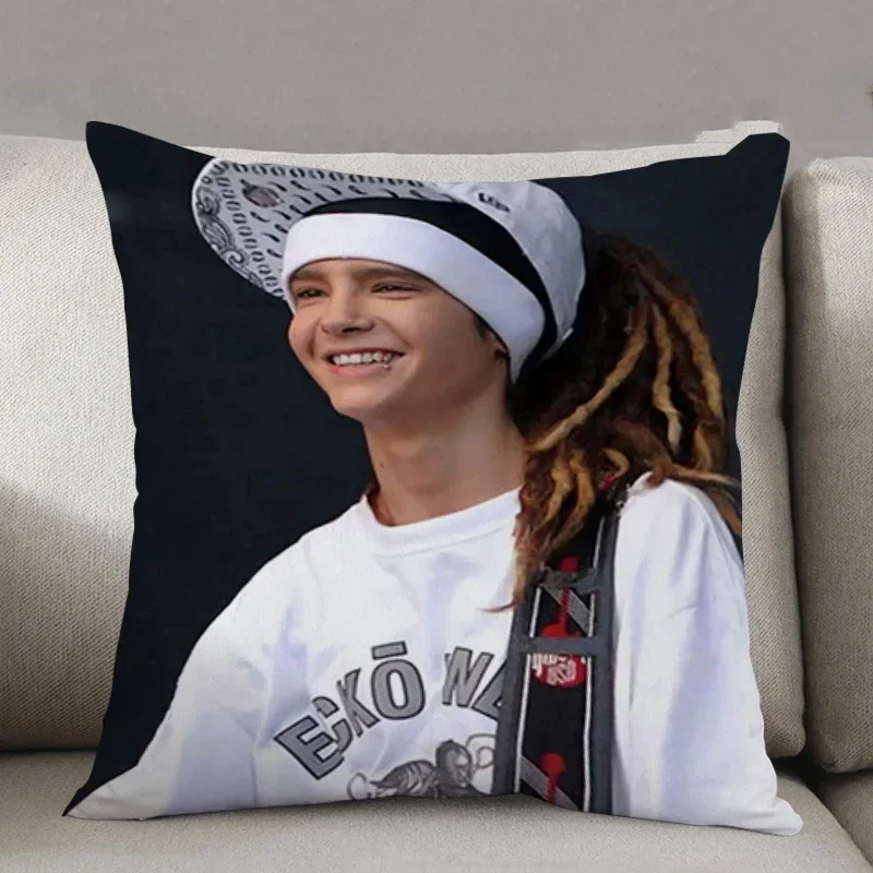 Tom Kaulitz federa cuscini decorativi per divano decorazione autunnale fodera per cuscino 45*45 sedie a sdraio cuscino abbracci cuscini