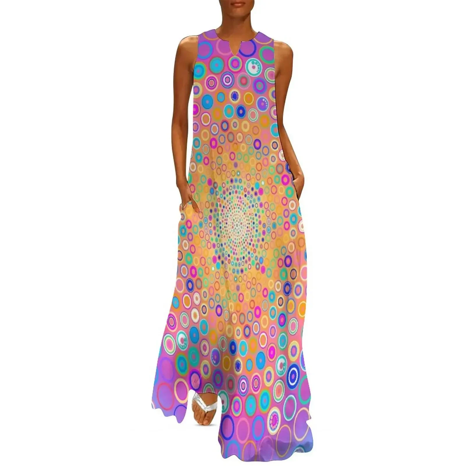 

Pastel Explosion, Amelia Caruso, Effervescence Long Dress Long dresses summer women's dress 2025 Dress