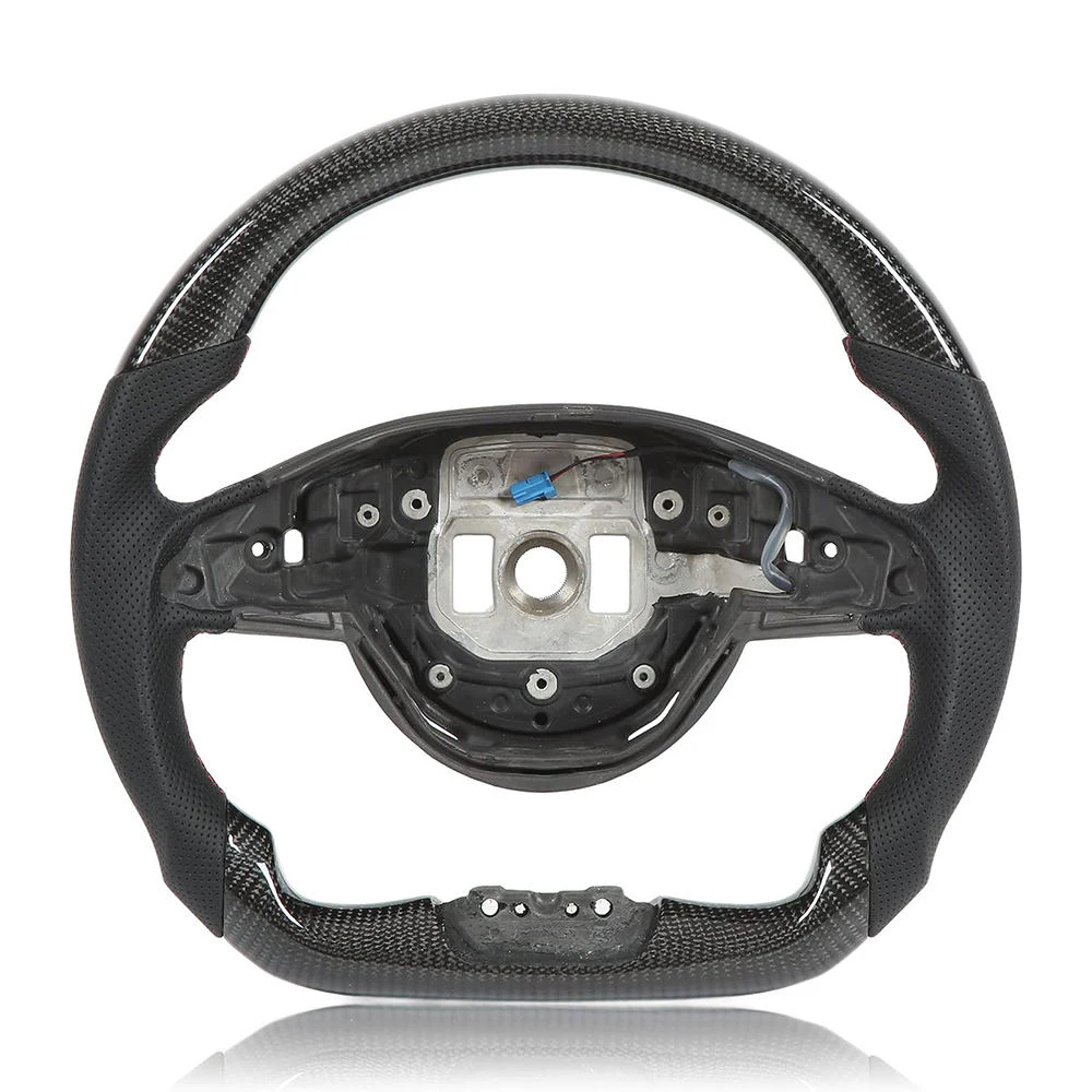 Perforated Steering Wheel For Mercedes-Benz W205 AMG GLS CLA GLE Real Carbon Fiber