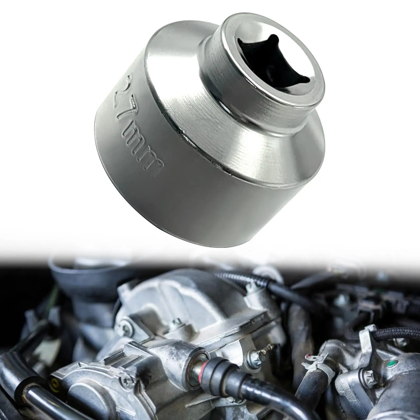 27mm Low Profile Oil Filter Wrench Socket Premium High Performance 3/8\