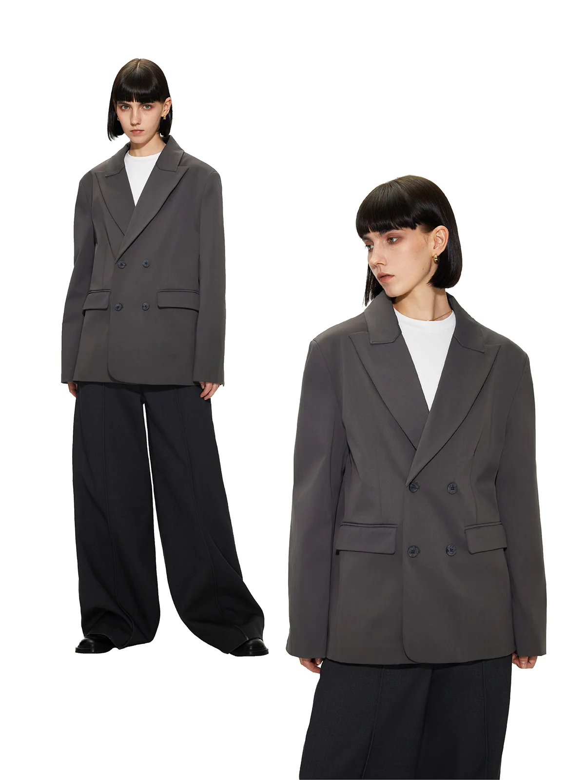 

Костюм Ni8hetro с узором в стиле пэчворк, с двойными пуговицами, структурированными наплечниками, оригинальный дизайн, из чистого хлопка, антистатический.