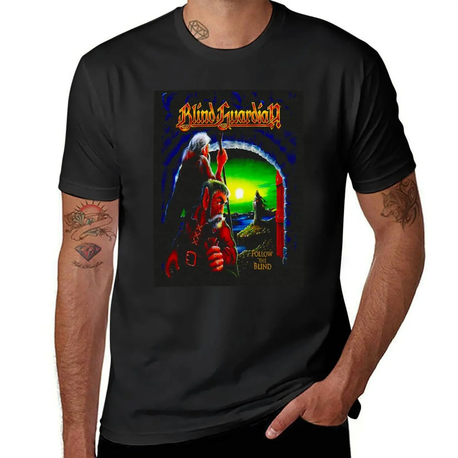 blind guardian T-Shirt tees customizeds heavyweights kawaii clothes mens graphic t-shirts anime