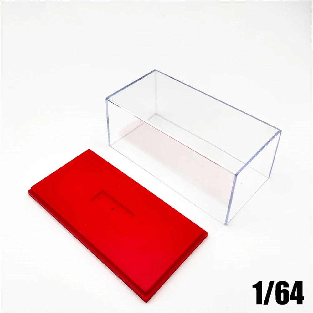 Acrylic Display Case Fit for 1:64 Mini Size Dust Proof Clear Box Cabinet 1/64 Action Figures Display Box