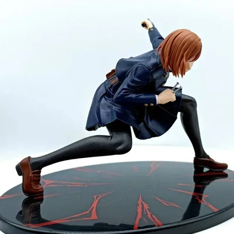 Jujutsu Kaisen Anime Action Figure, Brinquedo Modelo Kugisaki Nobara, Bonecas Manga, Ornamento de Mesa, Presentes Infantis, Original, 15cm