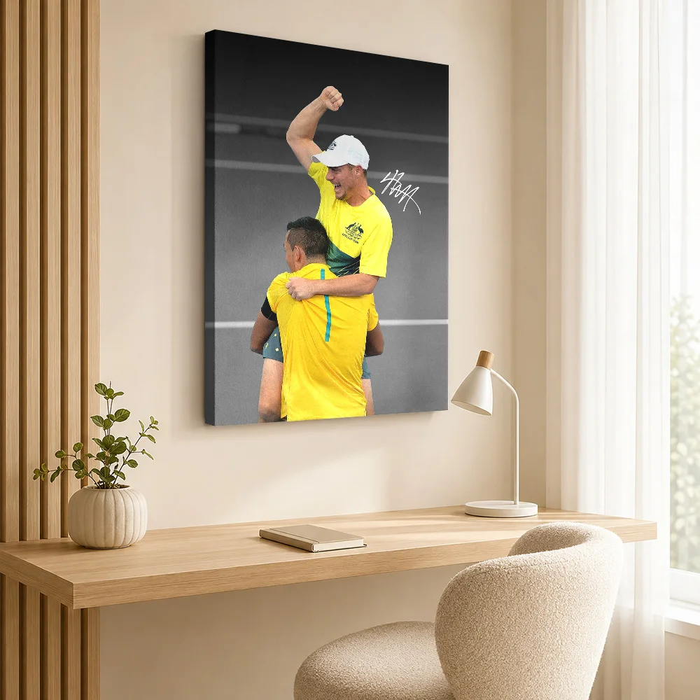 Lleyton Hewitt Canvas Print Poster Custom Modern Aesthetic Canvas Wall Art for Dining Room Home Decoration Gift for Collectors