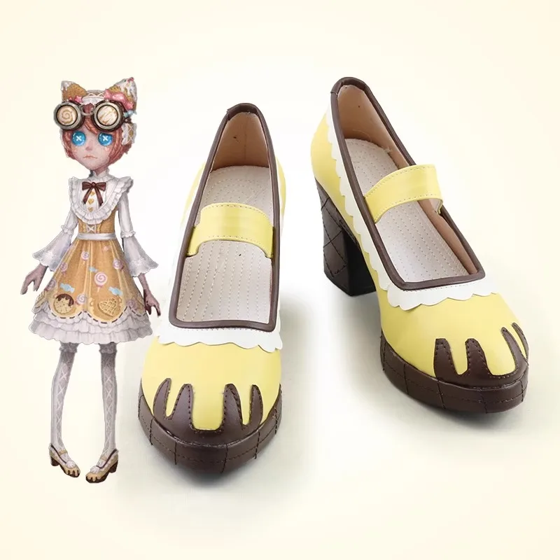 

Identity Ⅴ Tracy Reznik Mechanic Candy Girl Cosplay Costume Shoes Handmade Faux Leather Shoes