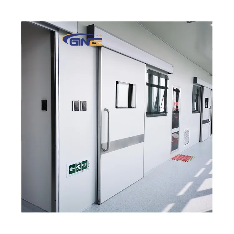 

Ginee Medical Operating room Laboratory Clean room Automatic sliding door Stainless steel door with body sensor