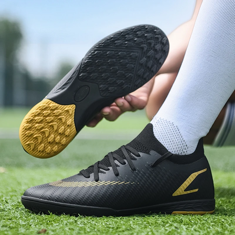 

TF/FG Soccer Shoes Men Professional High Quality Low-top Cleats Football Boots Youth Outdoor Competition Sneakers Size 35-45#