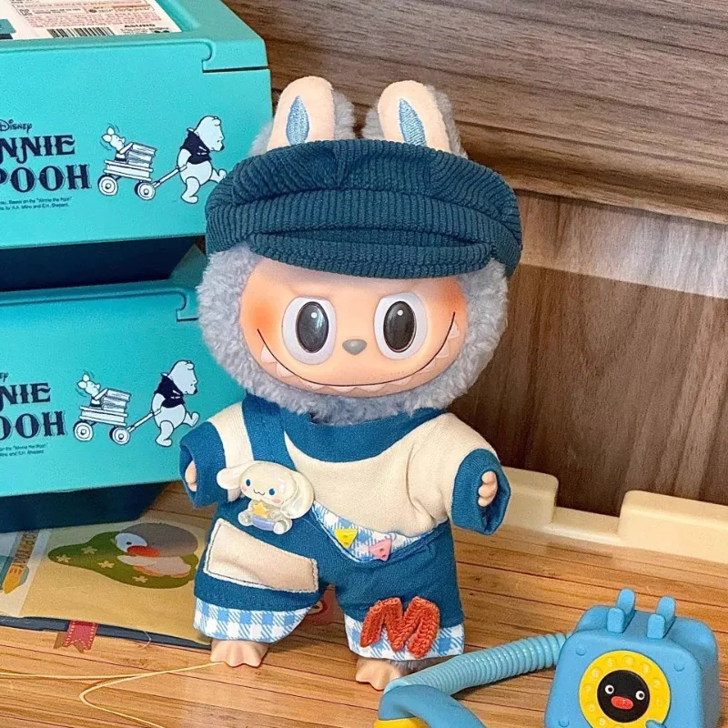 

[Only Clothes] Labubu Doll Clothes 17cm Vinyl Dolls Changeable Outfits First and Second Generation Accessories Replaceable Dolls