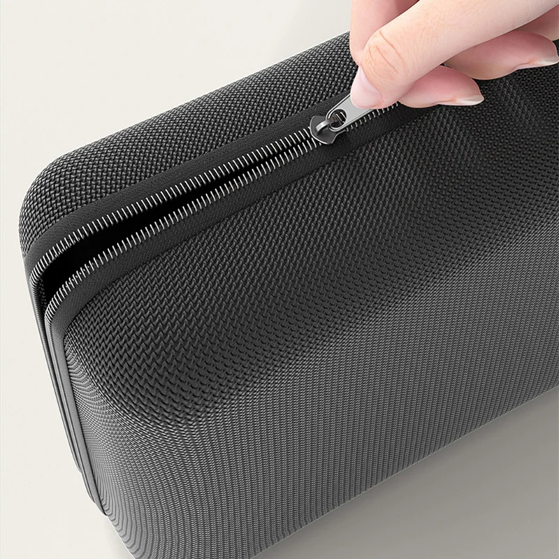 Waterproof Wear Resistant Car Vacuum Cleaner Storage Bag Portable Hard EVA Tools Case 3c Accessories Charging Cable Organizer