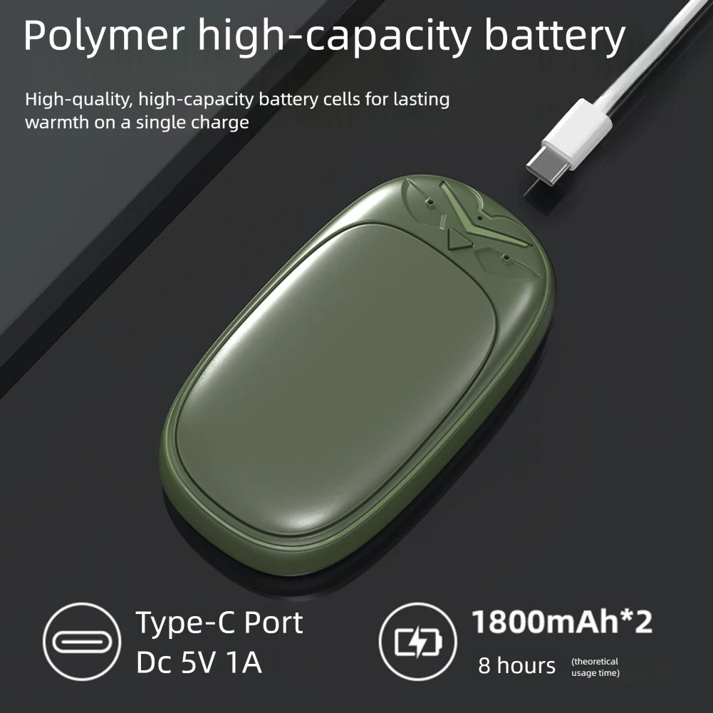 Rcechargeable Hand Warmers USB Powered Lightweight Hand Warmer Present For Family Friends - view 3