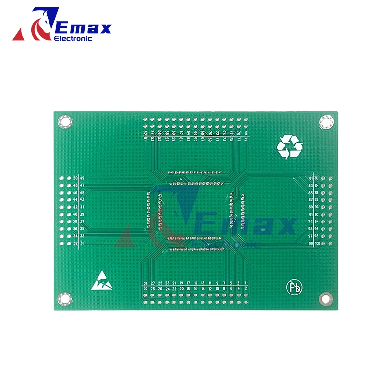 QFP100 LQFP100 TQFP100 OTQ-100-0.65 IC 테스트 시트 테스트 소켓 테스트 벤치 블록 노화 시트 간격 0.65mm