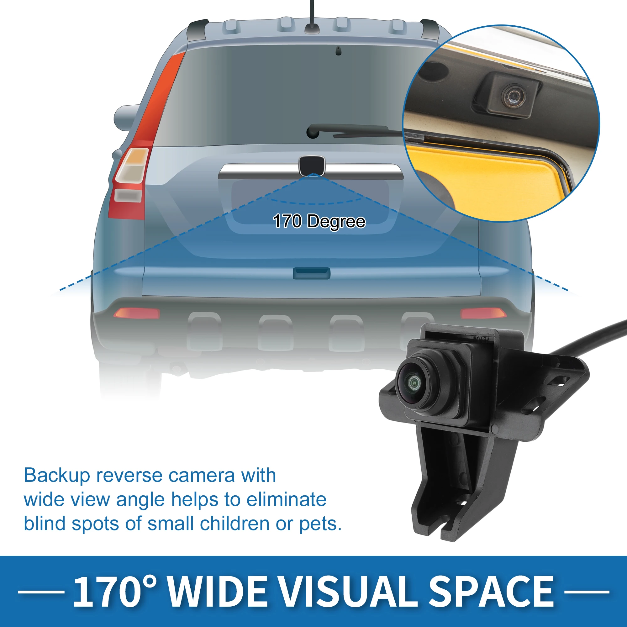 UXCELL Rear View Park Assist Backup Camera 99240-AA100 for Hyundai Elantra 2021-2023