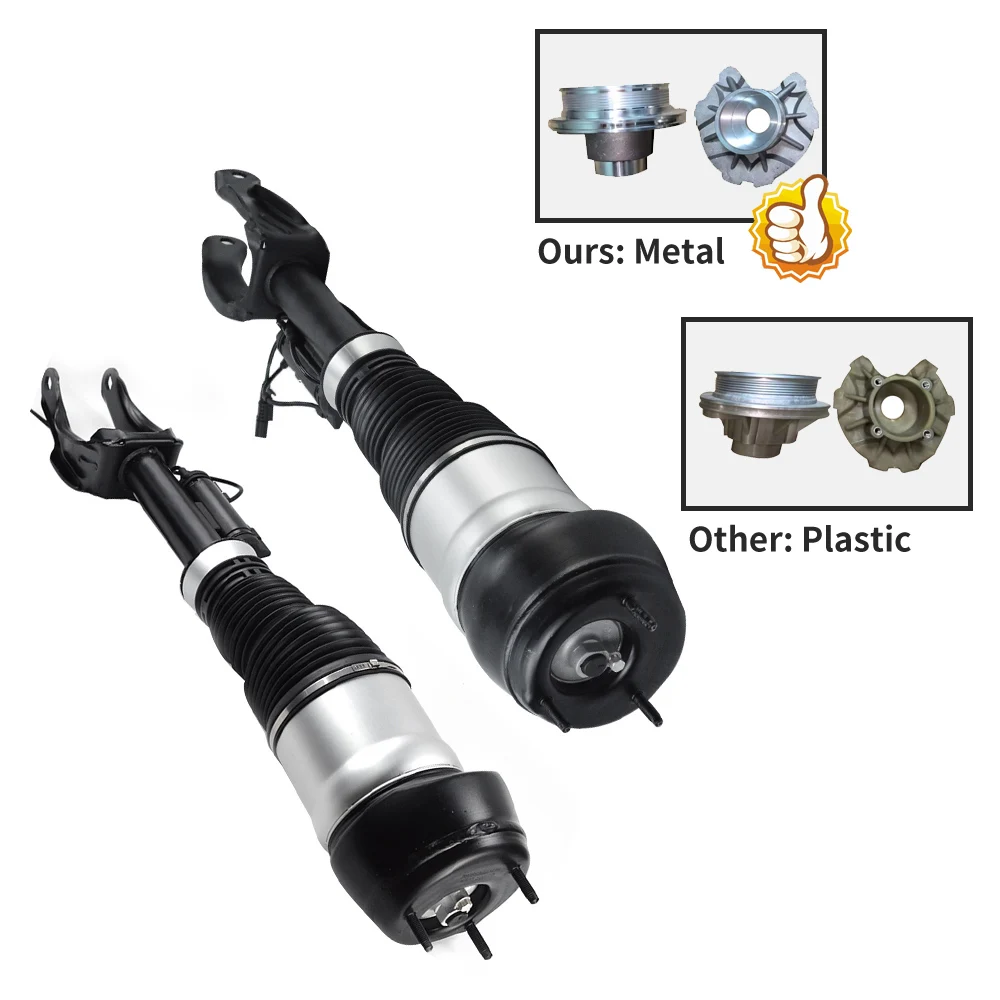 Front Pair Air Suspension Air Struts for 2012-2015 Mercedes ML550 w/ ADS W166