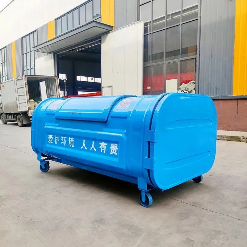 

Dumpster Outdoor large carbon steel trailer unloading hook arm type garbage transfer box