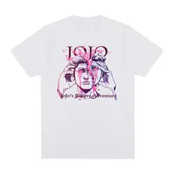 Jojo Bizarre Adventure  Vintage T-shirt Fashion Vaporwave Aesthetic Jotaro Cotton Men T shirt New Tee Tshirt Womens Tops