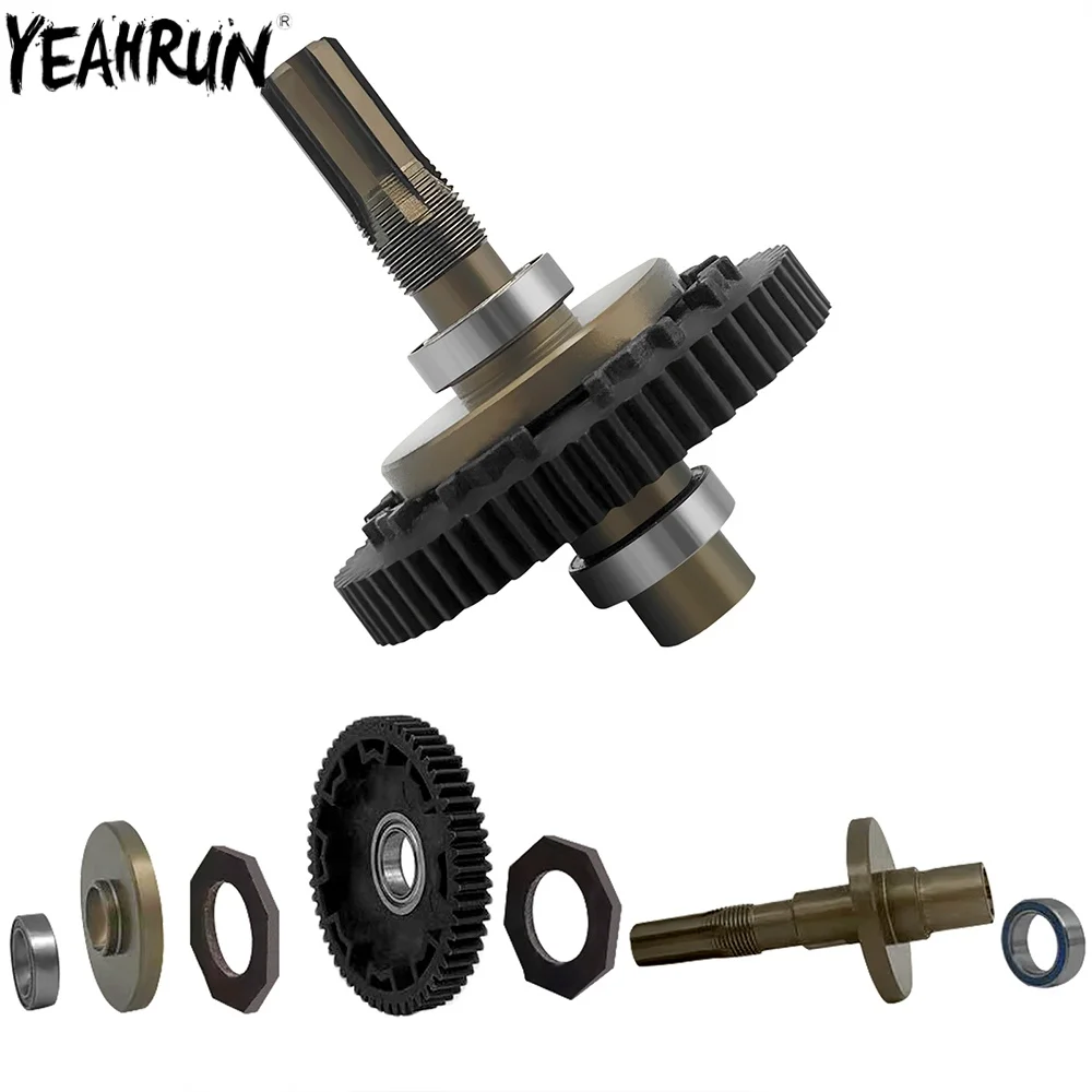 

YEAHRUN Slipper Clutch Gear Set For 1/10 Big Rock 3S BLX RC Monster Truck Spur Gear Upgrade Replacement Parts