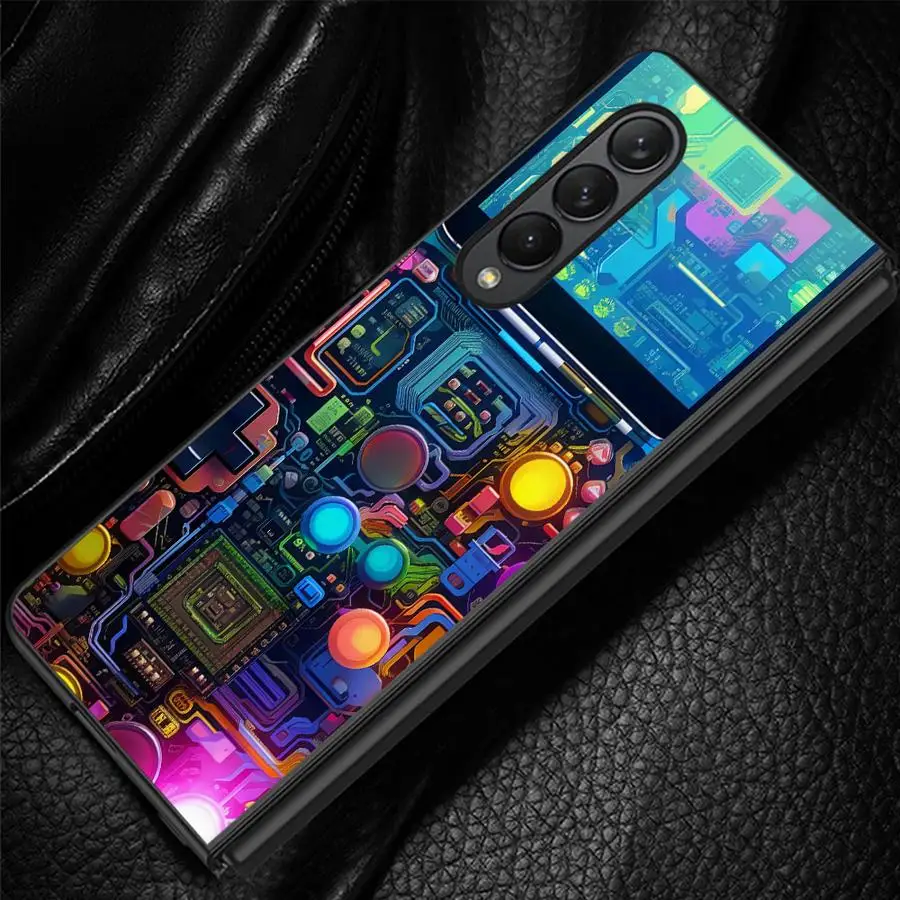Phone Cover Case for Samsung Galaxy Z Fold 8 Ultra ZFold3 ZFold7 ZFold6 Z Fold 7 6 5 4 3 ZFold5 ZFold4 Interesting Game Console