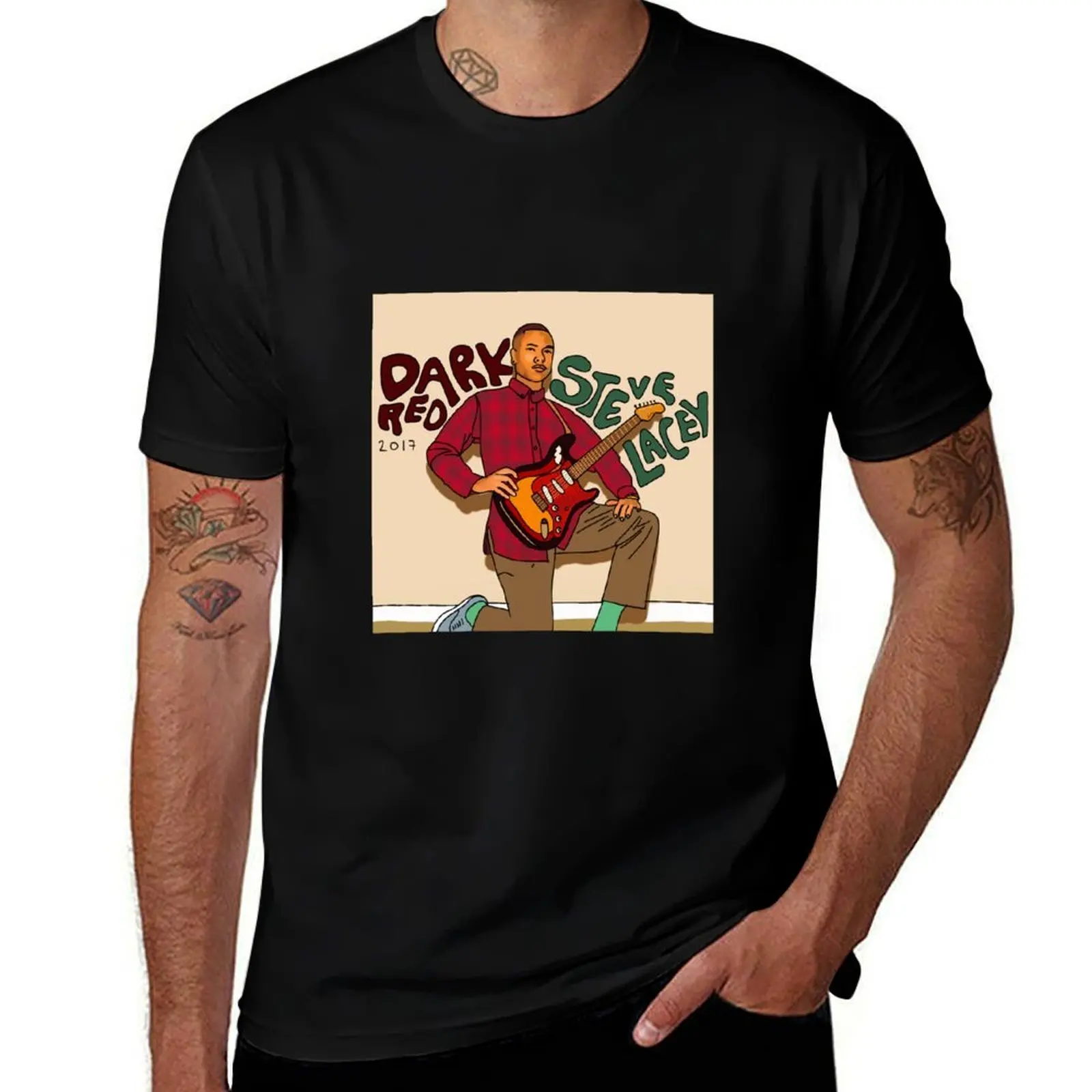 

Steve Lacey dark red album cover T-Shirt Summer Holiday T-Shirt