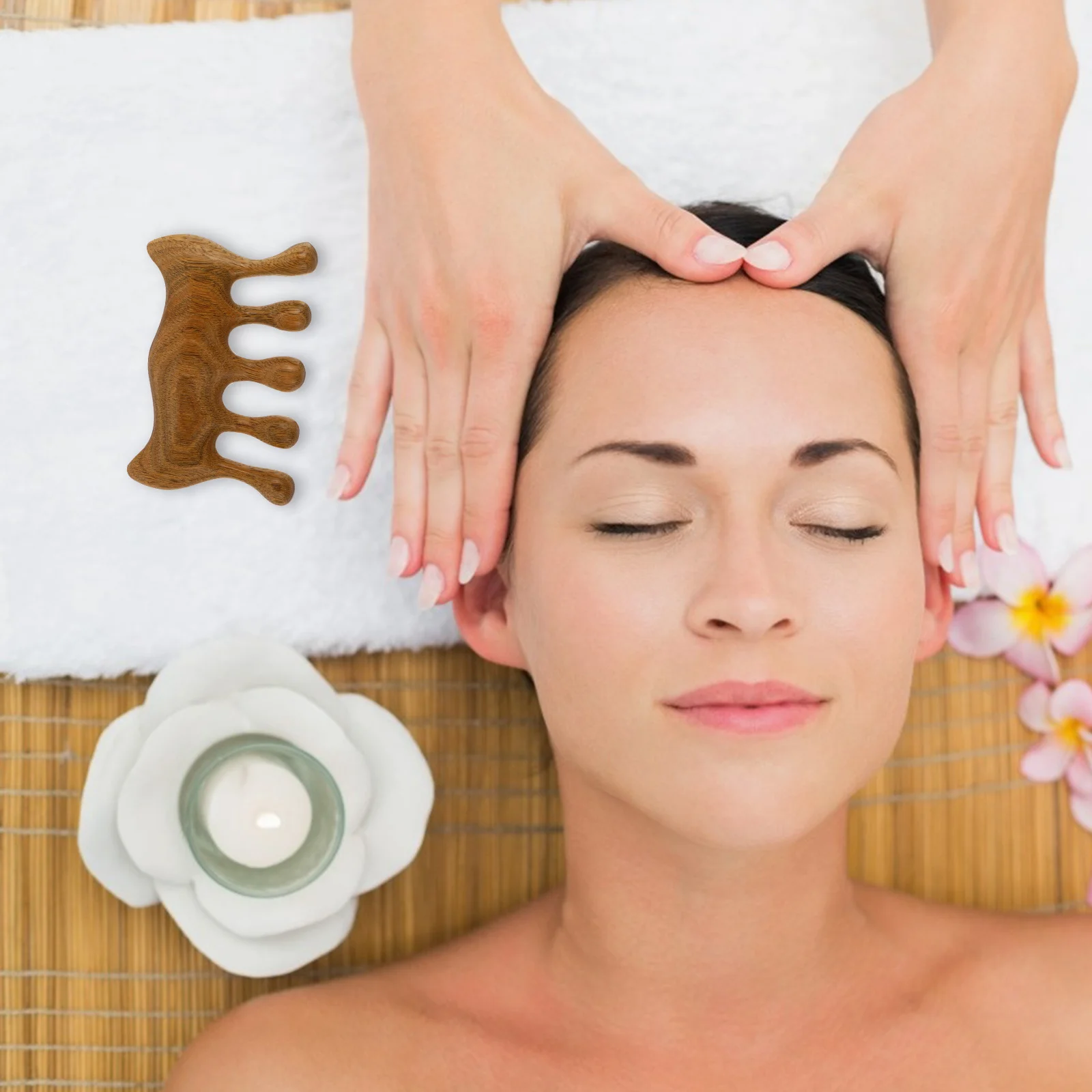 

Meridian Channel Wooden Massage Comb Natural Smooth Scalp Relaxation Anti-Stress Scalp Massager Practical Multipurpose Comb