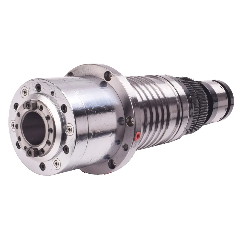 High Precision BT40 120mm 10000rpm Bt40 Belt Drive Motor Oil Water Cooling ATC Spindle Processing Aluminum Iron Steel Materials