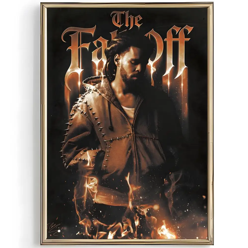 Conscious Rapper J-J Cole Poster Unique Home Decoration Ideas & Stylish Interior Art