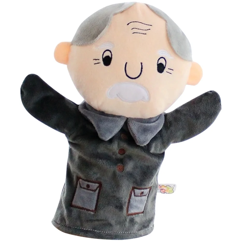 Baby Toys Family Hand Puppet Aldult Puppets for Babies Kids Black Toddlers