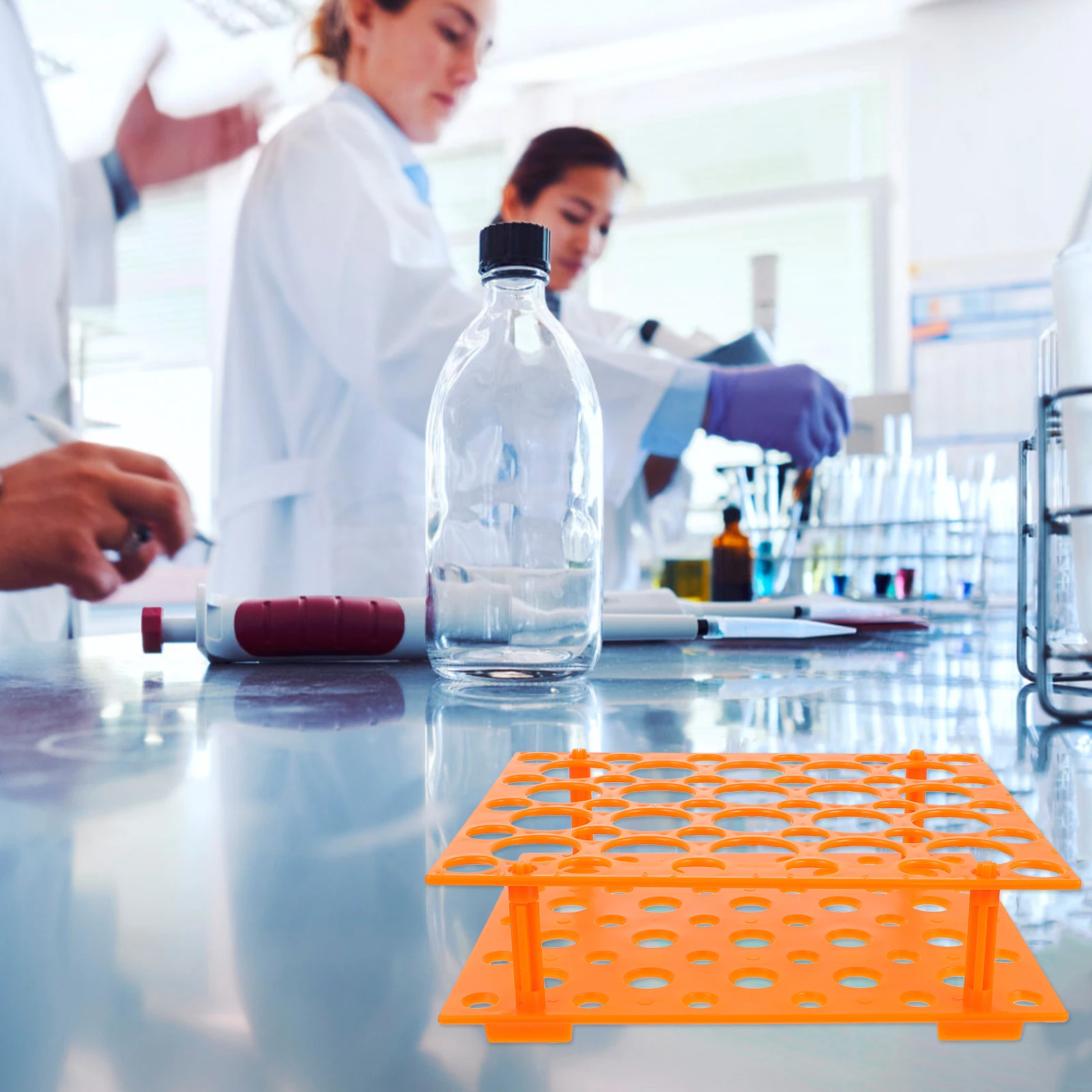 

Tube Rack Plastic Holder for Vials Bottles Perfume Oil Resistant to High Low Temperatures for Freezer